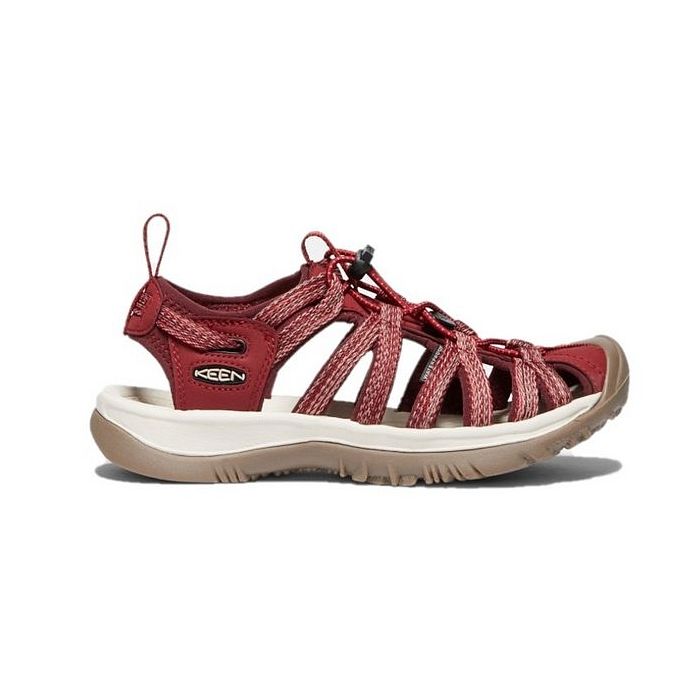 Red keen sandals top