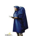 Tarp Poncho Nylon blau