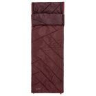 Navajo 100 II Syn Deckenschlafsack, dark cherry, Zipp links