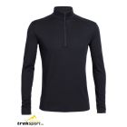 Men Oasis LS Half Zip 200 black