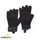Kletter-Handschuh Crag 1/2 Finger, black