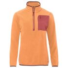 Rosemoor Halbzip Fleece Pullover Damen, sweet orange