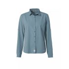 Rosemoor LS Shirt Wanderbluse Damen, nordic blue