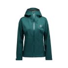 Wo Fineline Stretch Rain Jacket Deep Woods