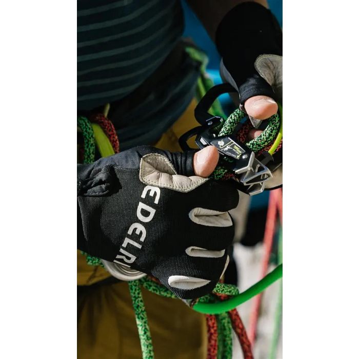 Klettersteig-Handschuhe Work closed, titan