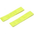 Velcro tape bright yellow 1 pair