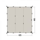 Tarp 1 TC 425 x 445cm, sand beige