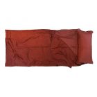 Sleeping Liner Silk Blanket Shape bordeaux