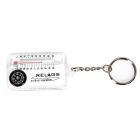 Thermometer Keychain with Compass