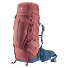 Aircontact X 70+15 SL womens trekking backpack, redwood-ink