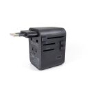 Universal plug adapter for globetrotters