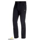 Mens Winter Hiking Softshell Hose, schwarz