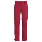 Wo Skomer Zip-Off Pants red cluster