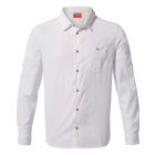 Mens Nosilife Nuoro LS Shirt, Optic White