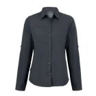 Damen Expert Kiwi Langarm Shirt, Carbon Grey