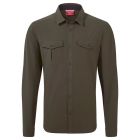 Mens Nosilife Eiger Long Sleeve Shirt, woodland green