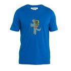 Herren Merino 150 Tech lite Kurzarm Shirt Wolf, lazurit