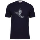 Herren Tech Lite II Kurzarm, skiing Yeti, midnight
