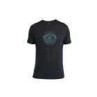 Mens Cool-Lite Merino Blend Sphere T-Shirt Vision Grid blacl