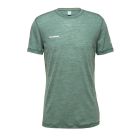 Herren Tree Wool FL T-Shirt, dark jade melange