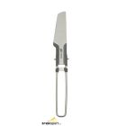 Knife titanium cutlery 'TI' foldable