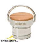 Edelstahl Bambus Cap