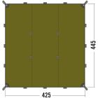 Tarp 1 425x445cm olive