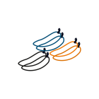 Silicone Band M 9cm (6Stk)