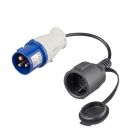 Adapter CEE-Schuko-Stecker 1,5m
