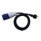 Adapter Schuko-CEE Stecker 1,5m