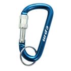 Material carabiner with screw closure 6 x 60 mm