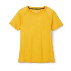 WO Merino Sport 120 Ultralite SS mango sorbet heather