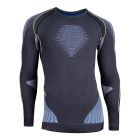 UYN Mens Evolutyon UW Langarm Shirt anthr./blue/yellow