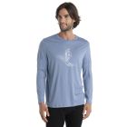 Mens Merino 150 Tech lite II LS shirt skiing yeti, kyanite